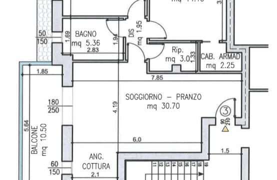APPARTAMENTO NUOVO IN CLASSE &#8220;A4&#8221; CON DUE CAMERE E GARAGE &#8211; RIF. C102 &#8211; APP. 3